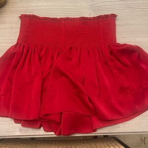 Koch smocked waist shorts